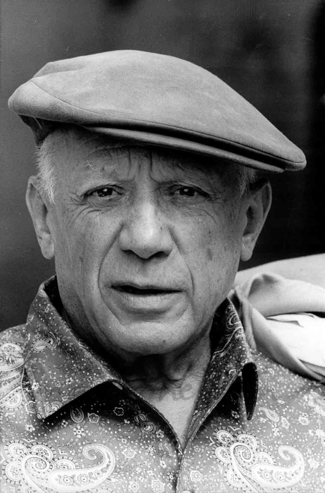 Death of the famous painter Pablo Picasso, April 8, 1973 in Mougins.