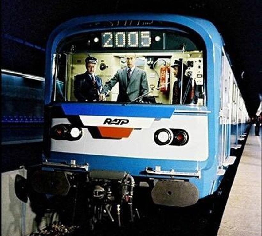 Inauguration on December 8, 1977 by Valéry Giscard d'Estaing of the first RER line in Paris.