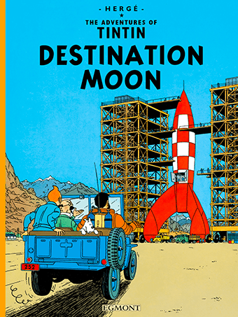 Publication of the sixteenth Adventures of Tintin comic book, Destination Moon.