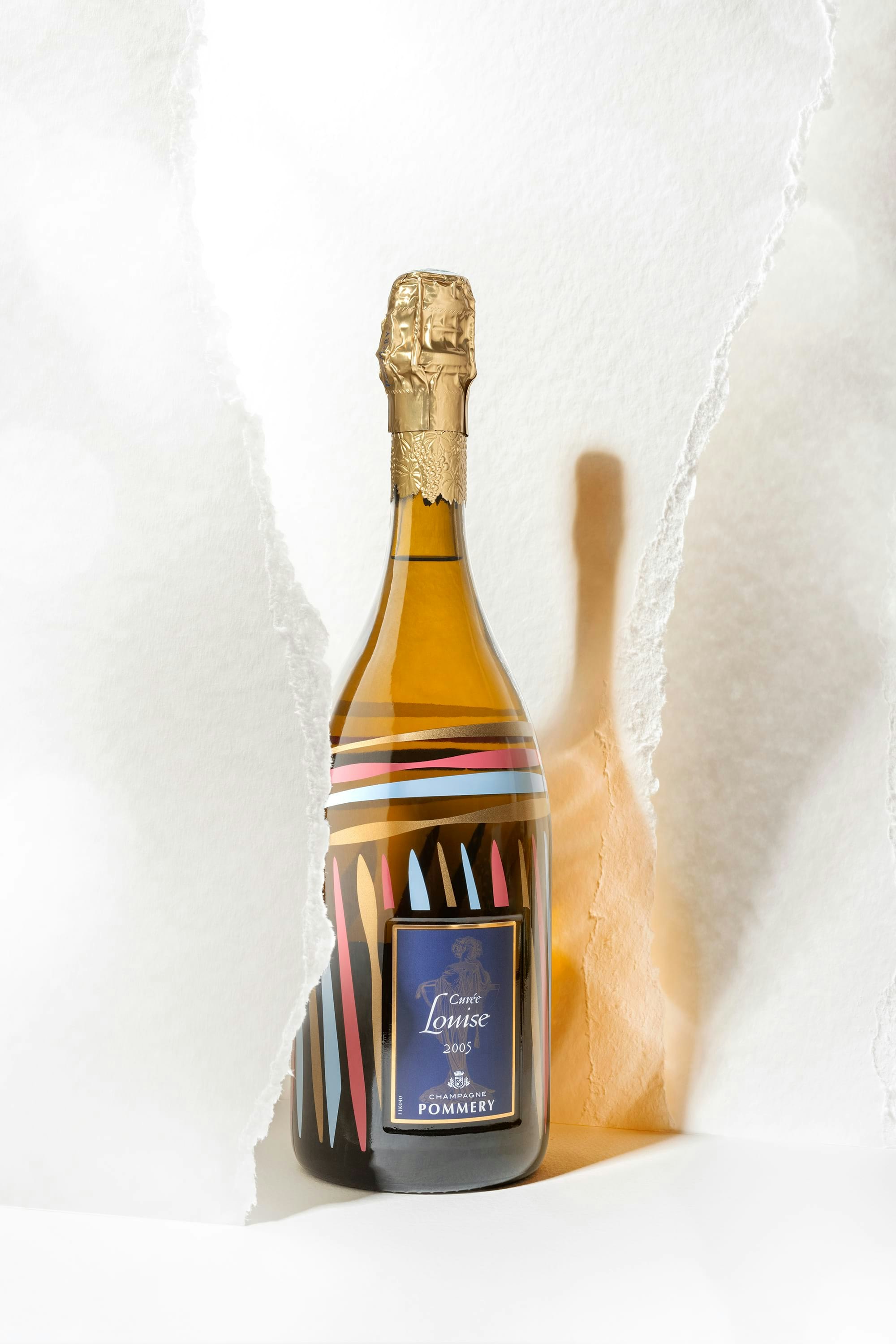 Bottle of Pommery Cuvée louise parcelles 2005