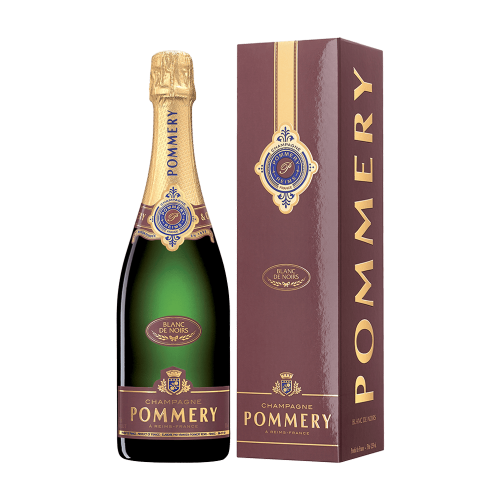 Bottle of Pommery Apanage Blanc de Noirs 75cl with case
