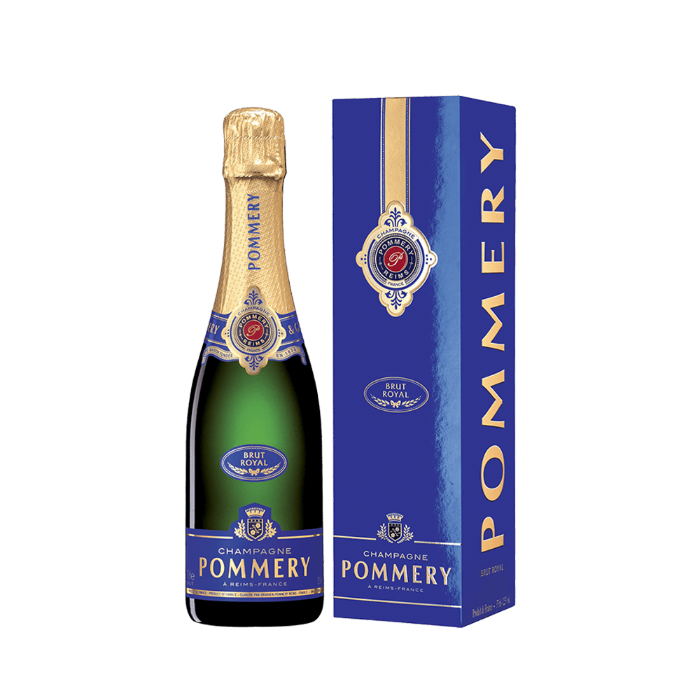 Half bottle of Pommery Brut Royal 37.5cl with case