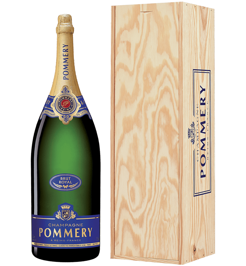 Mathusalem of Pommery Brut Royal 600cl with wooden box