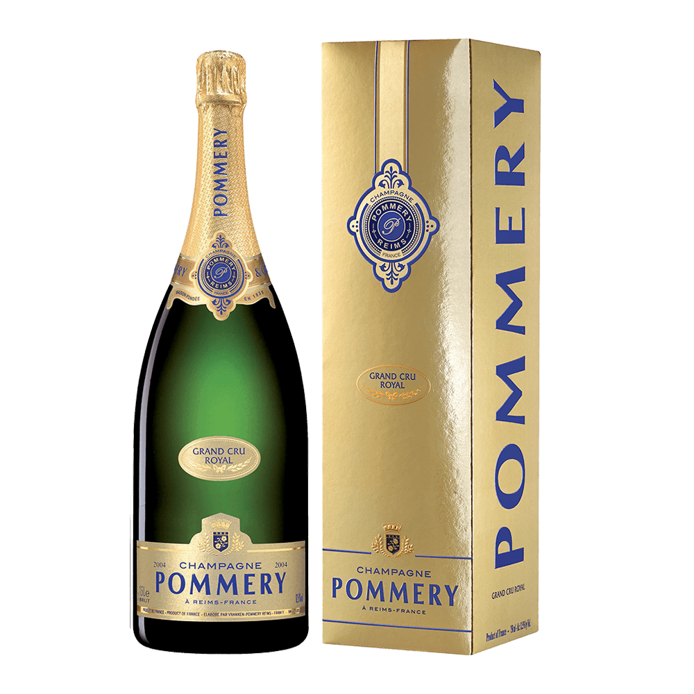 Magnum of Pommery Grand Cru royal 2004  150cl with case