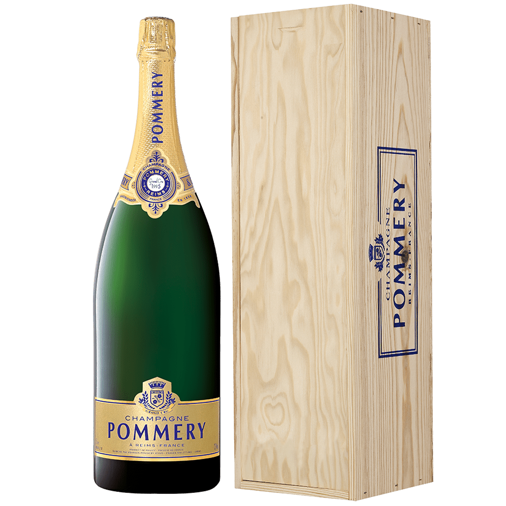 Jéroboam of Pommery Grand Cru Royal 300cl with wooden box