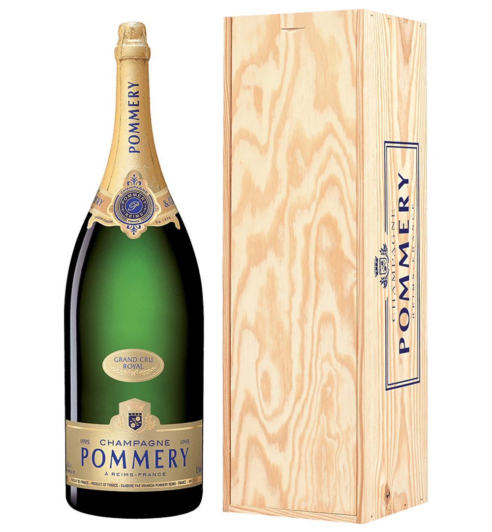 Mathusalem de Pommery Grand Cru Royal 1995 600cl avec sa caisse en bois