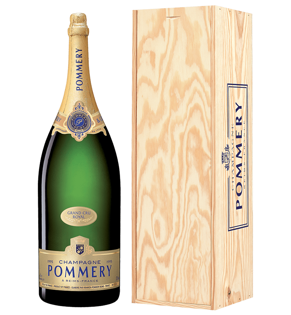 Mathusalem of Pommery Grand Cru Royal 1995 600cl with wooden box