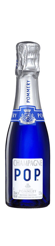 Quarter bottle of Pommery Pop blue 20cl