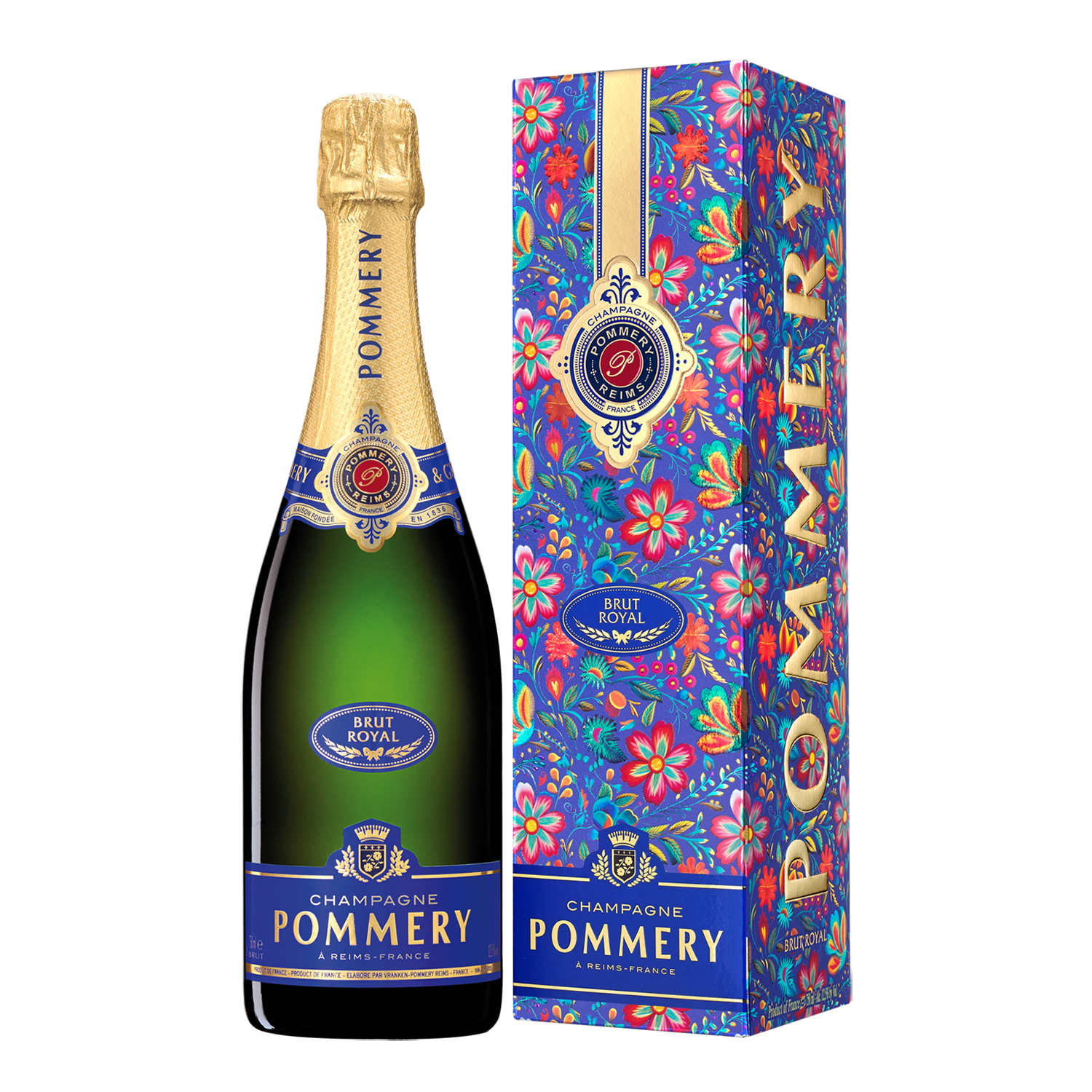Bottle of Pommery Brut Royal 75cl with case