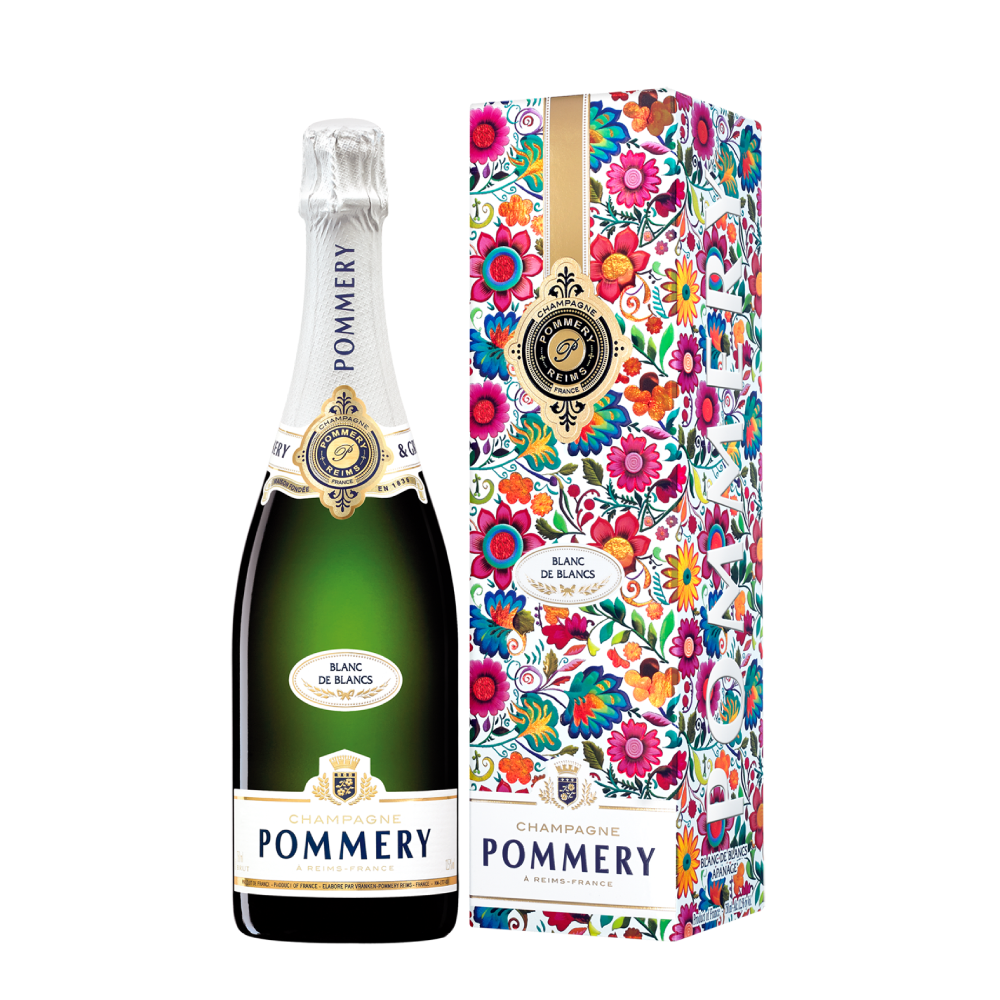 Bottle of Pommery Apanage Blanc de Blanc 75cl with case