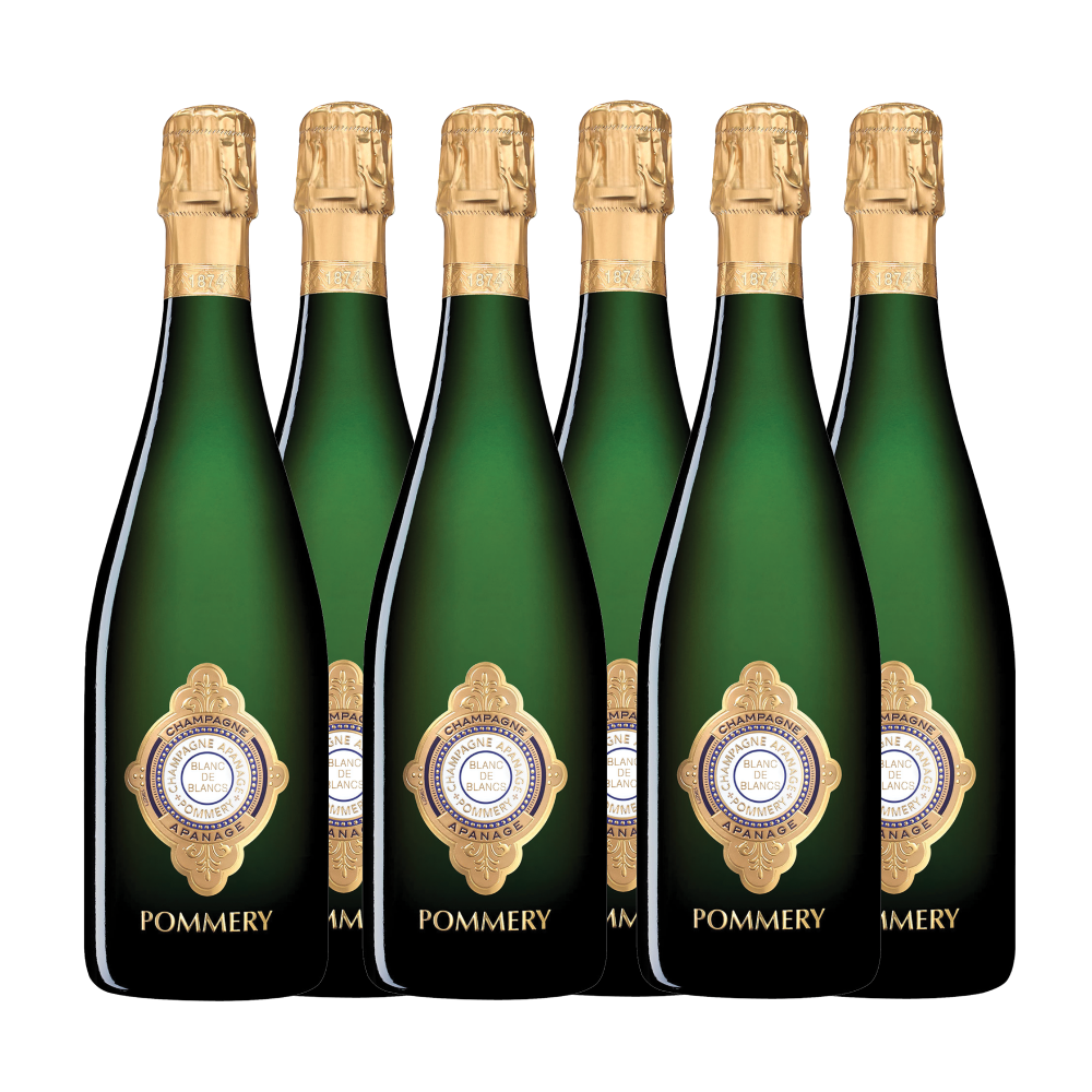 A Case of 6 bottle of Pommery Apanage 1874 Blanc de Blancs