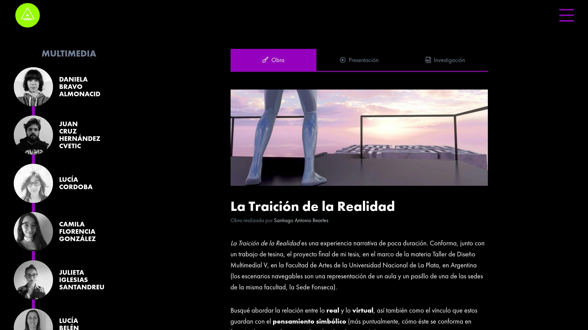 Thumbnail for screenshot of Artimañas 2020