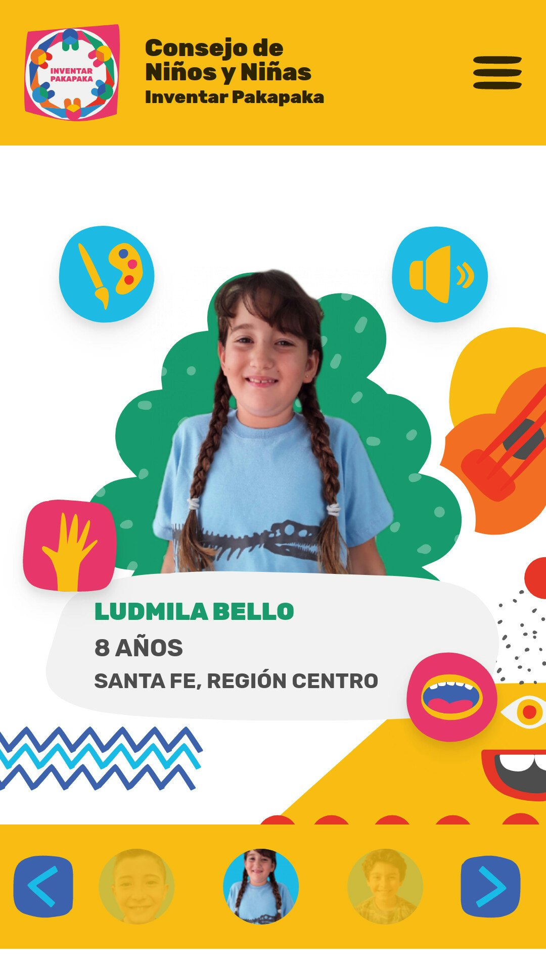 Thumbnail for screenshot of Consejo de Niñxs Pakapaka