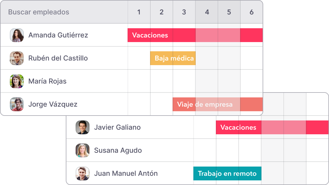 calendario de vacaciones y ausencias factorial