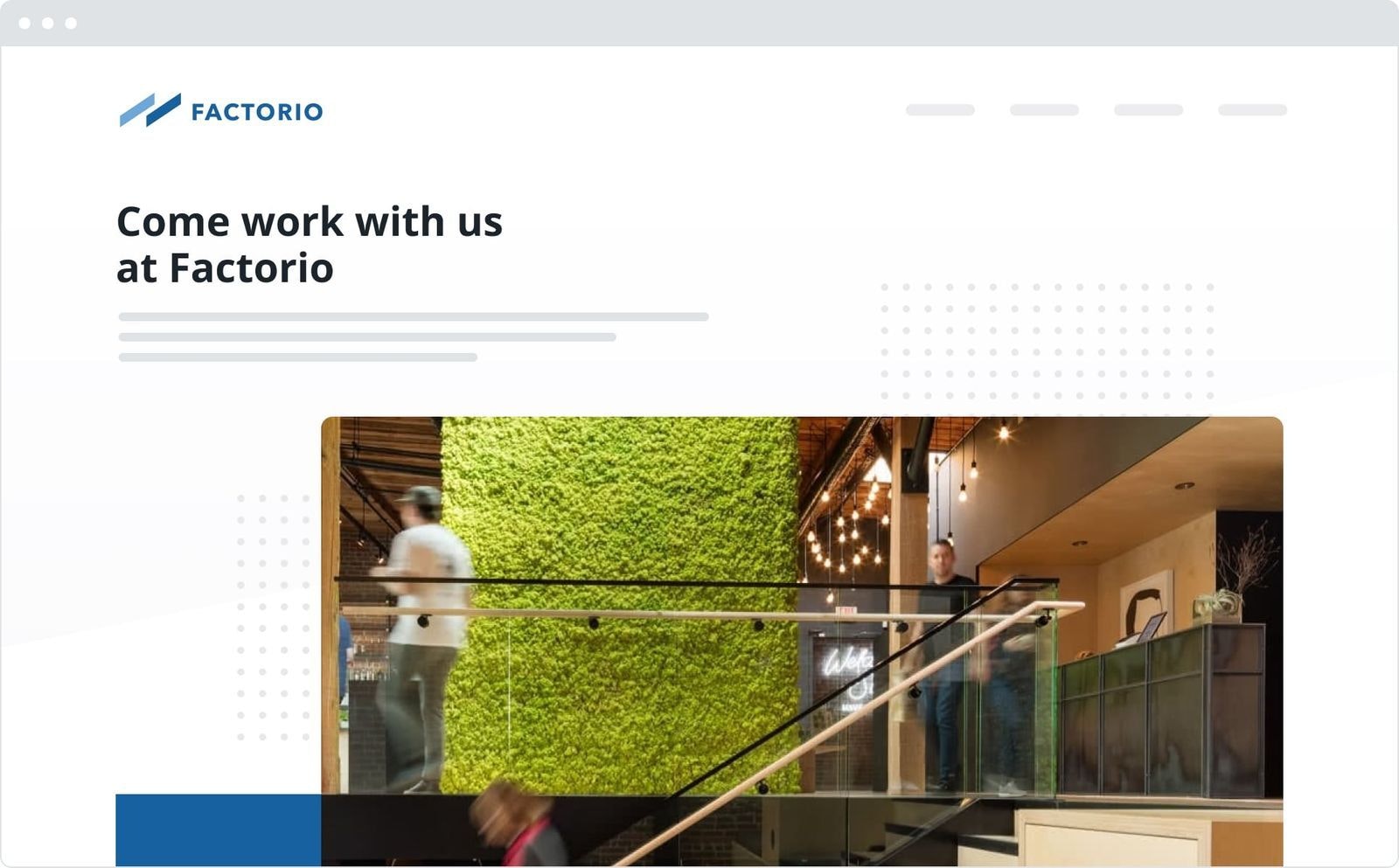 - create custom career page