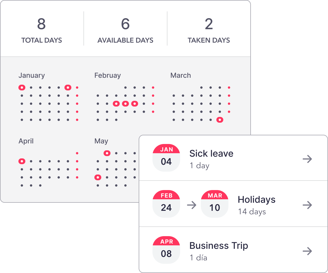 Holidays and Absences Software