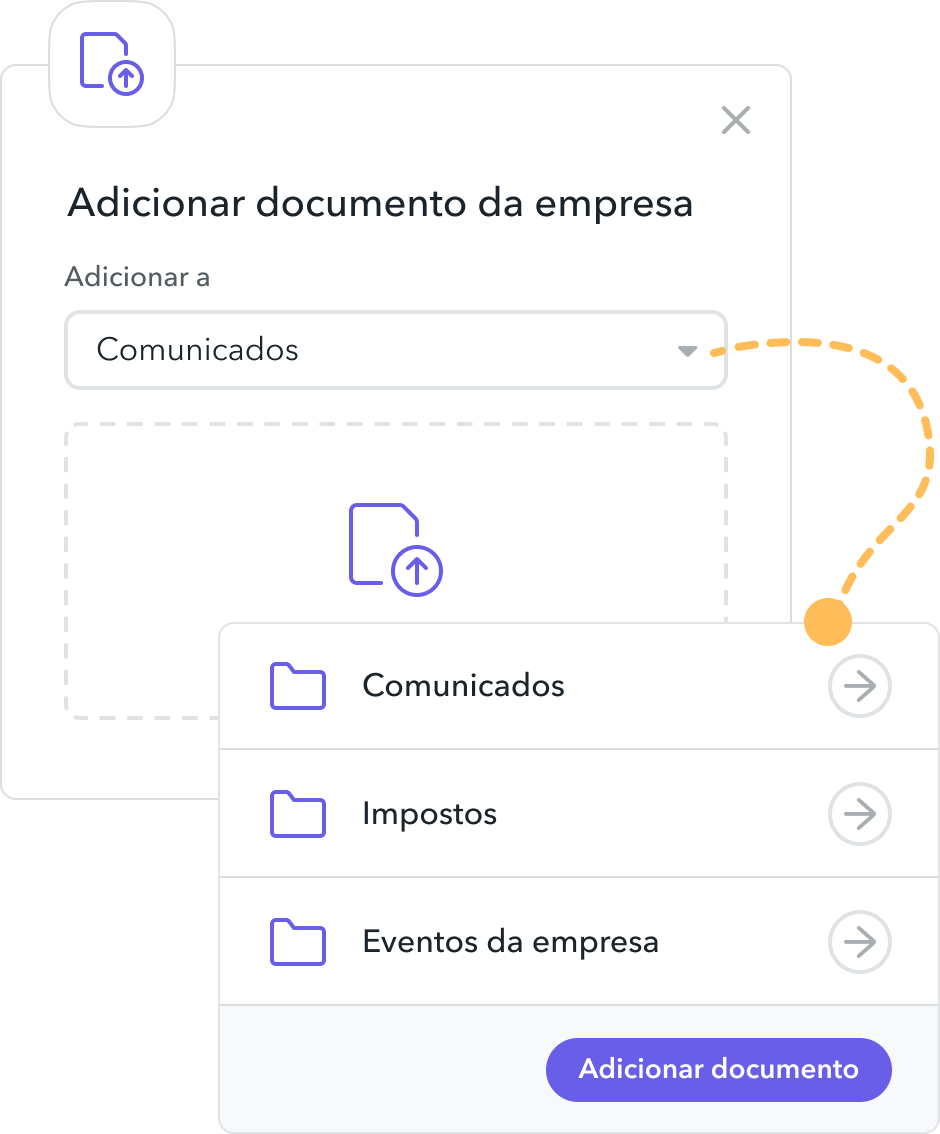 Adicionar documento da empresa