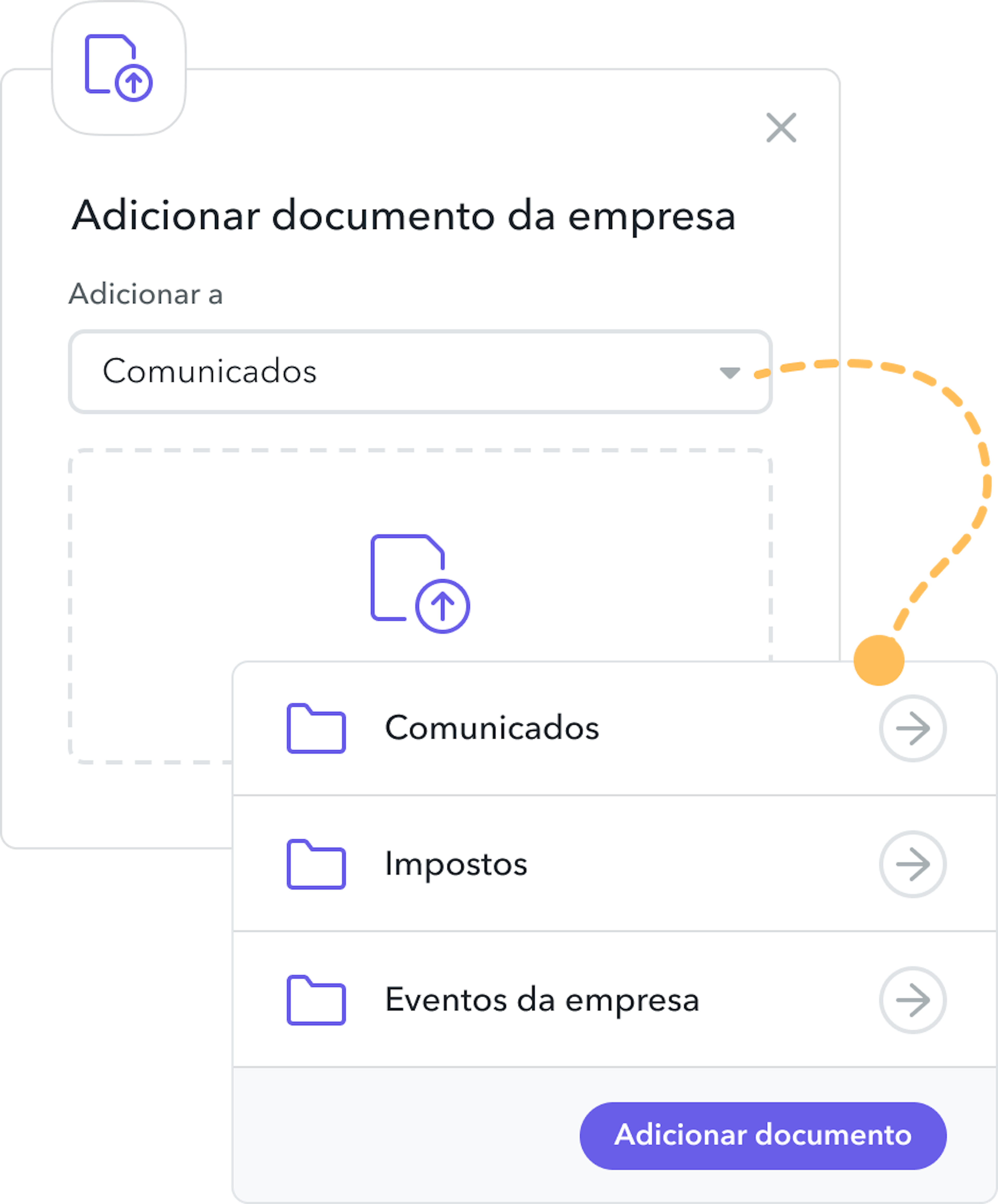 Adicionar documento da empresa