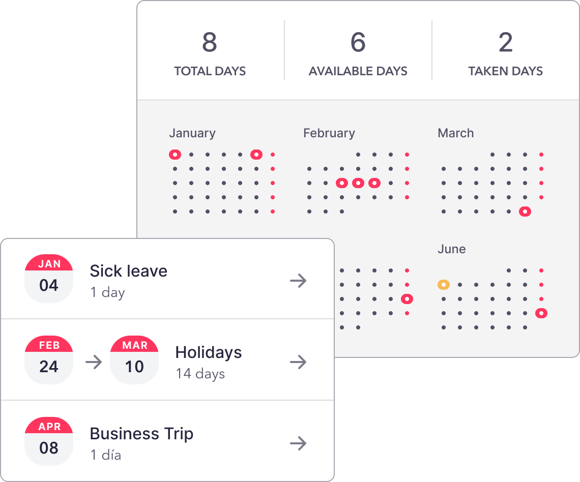 Holidays and Absences Software