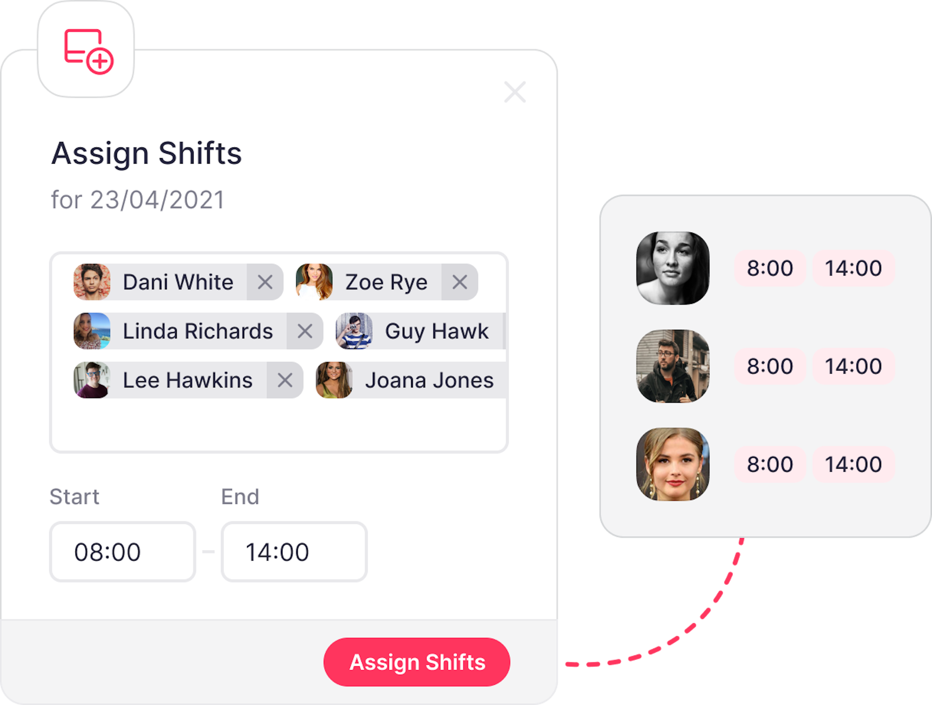 Assign Shifts