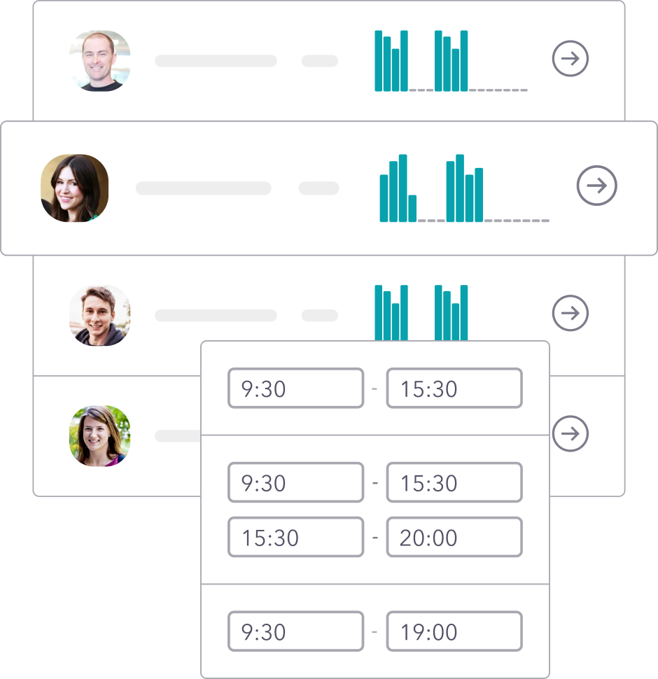 Logiciel de suivi du temps et de gestion des shifts