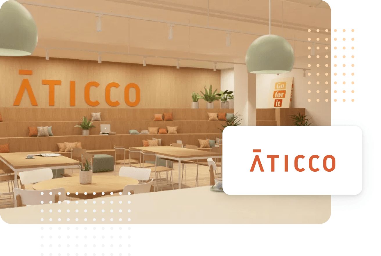 Attico manage employees