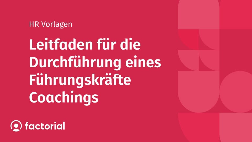 Leitfaden für die Durchführung eines Führungskräfte Coachings Leitfaden für die Durchführung eines Führungskräfte Coachings