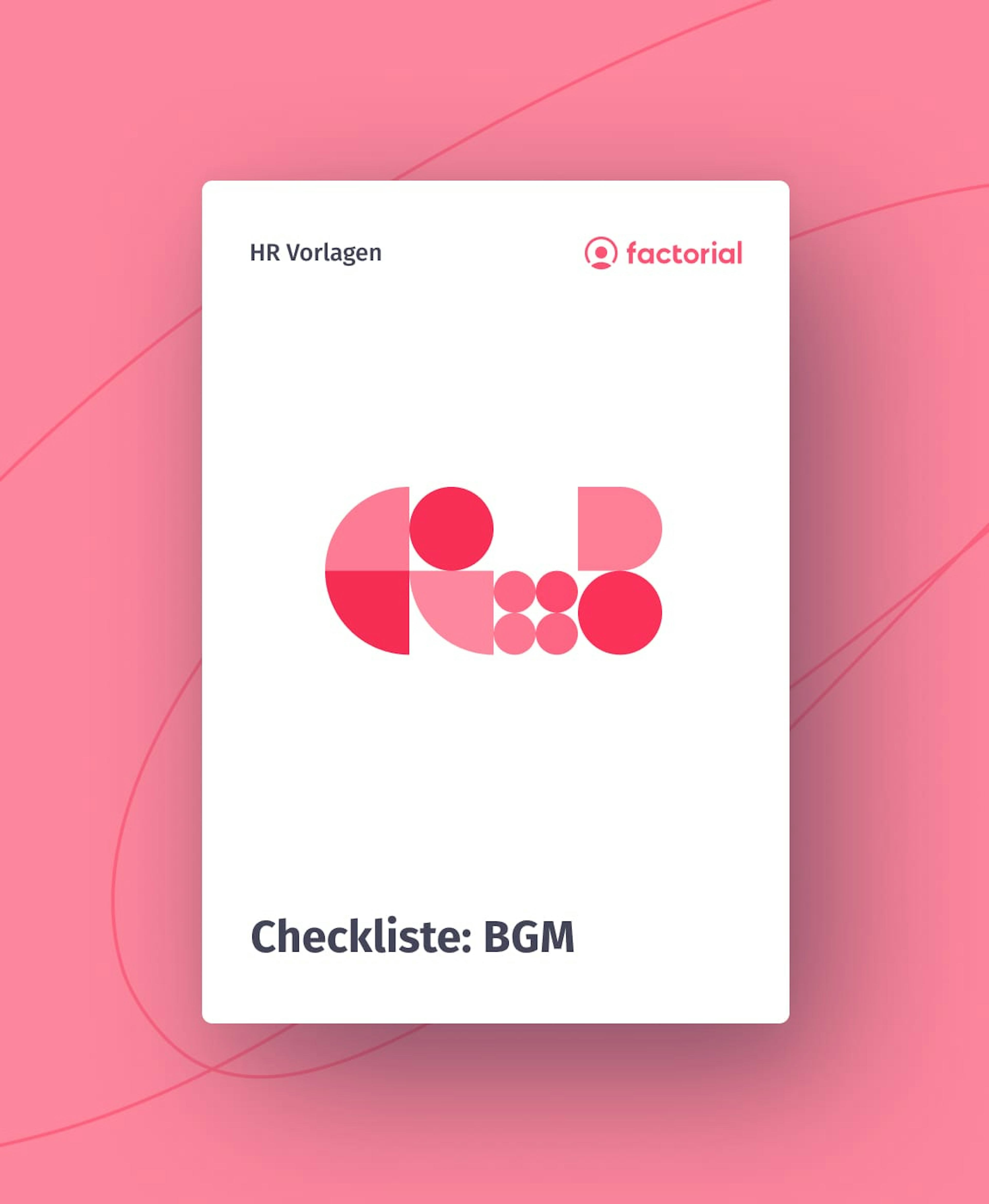 Checkliste: BGM