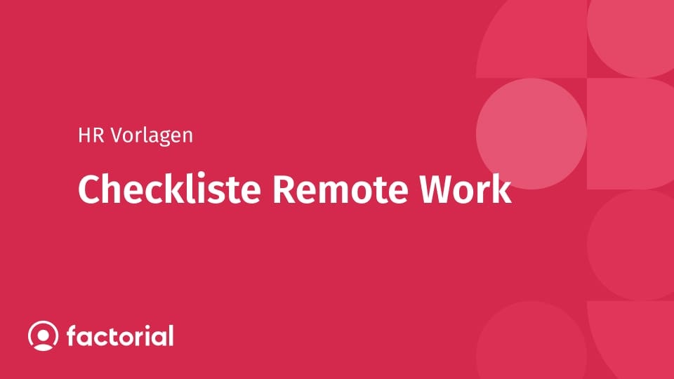 Checkliste Remote Work Checkliste Remote Work