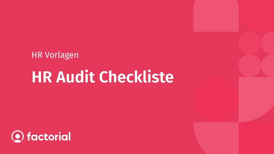 HR Audit Checkliste HR Audit Checkliste