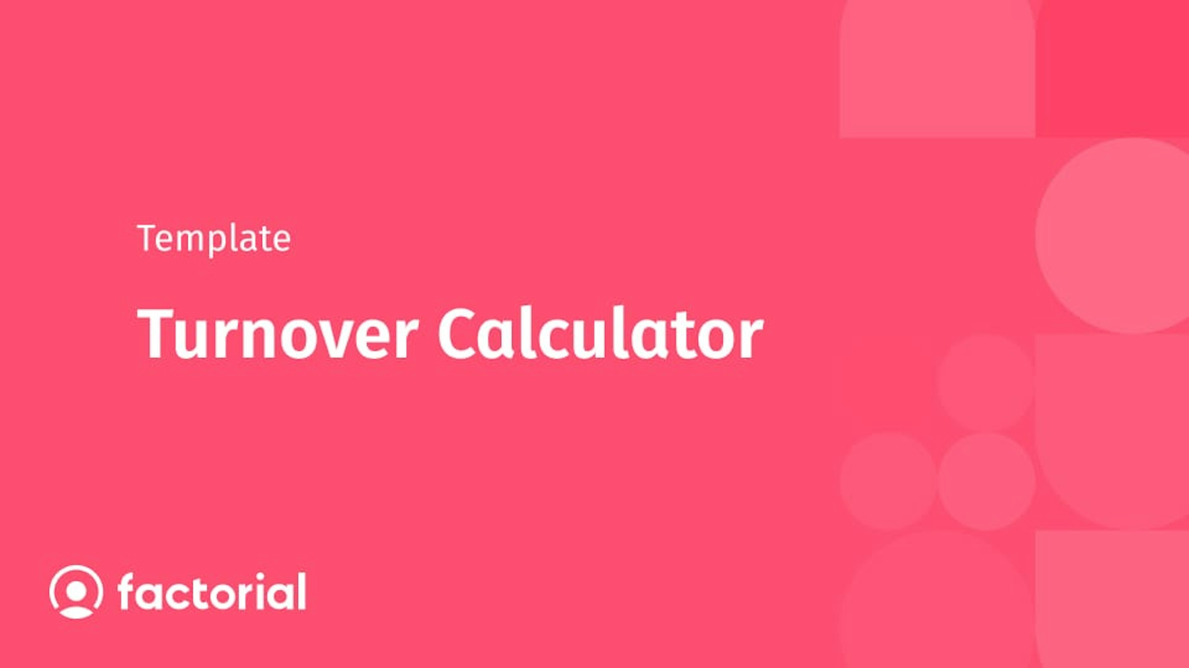 Turnover Calculator