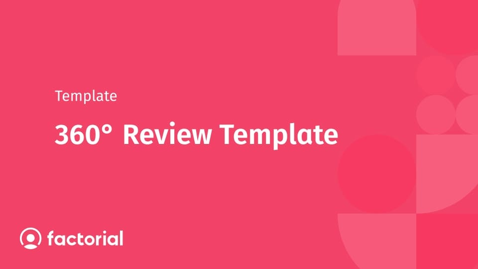360° Review Template 360° Review Template