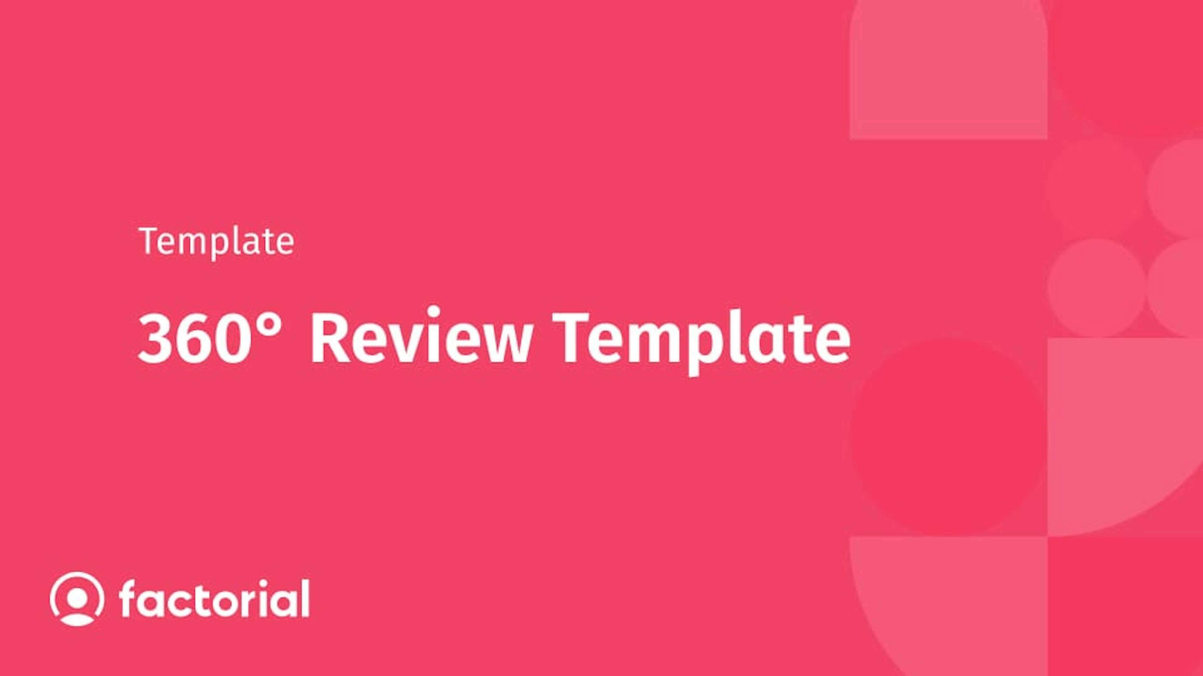 360° Review Template
