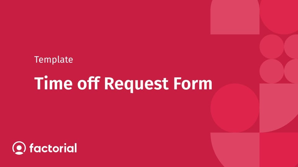 Time off Request Form Time off Request Form