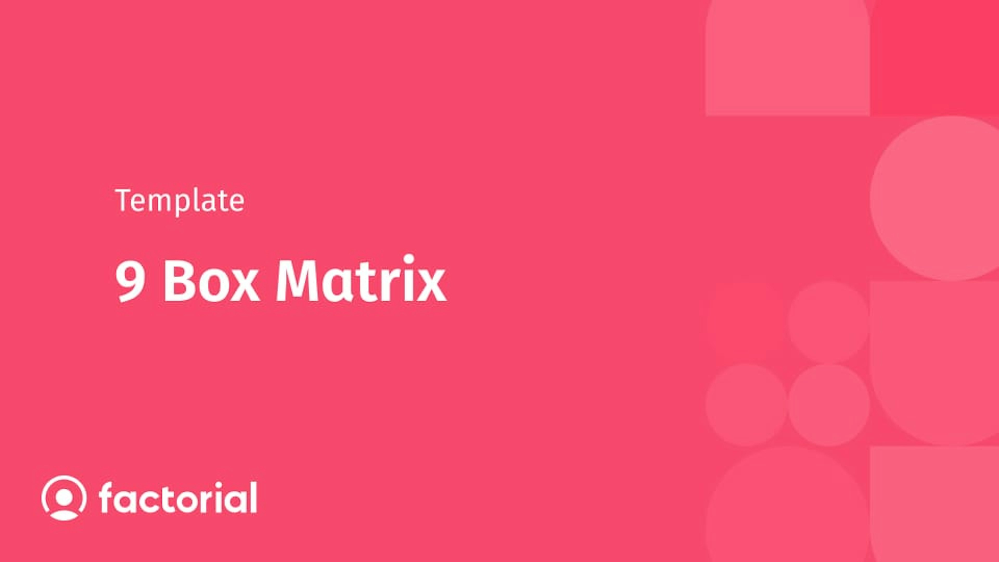 9 Box Matrix