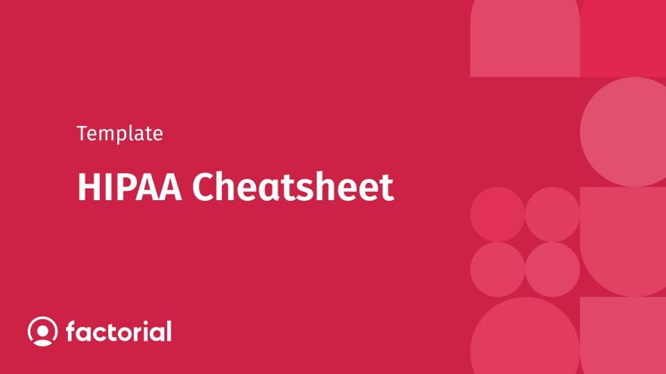 HIPAA Cheatsheet HIPAA Cheatsheet