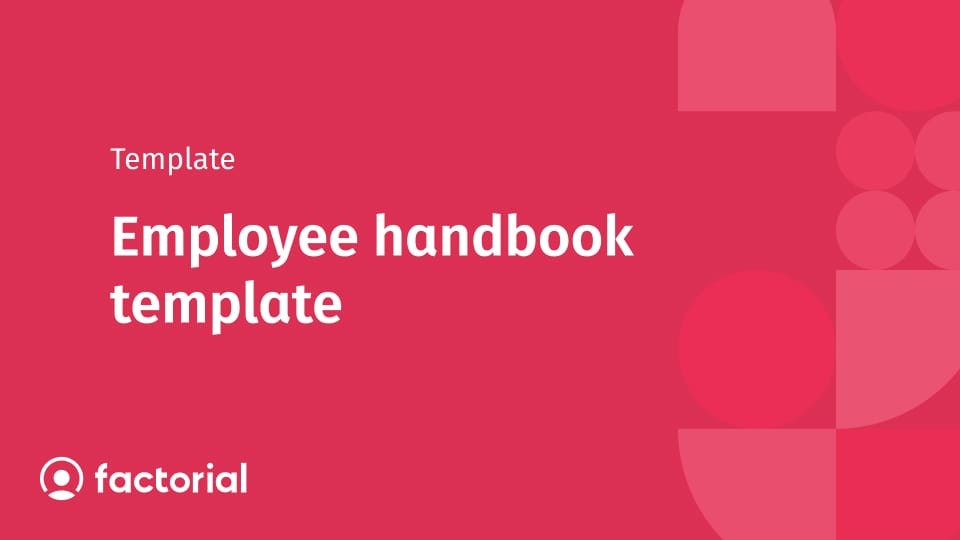 Employee handbook template