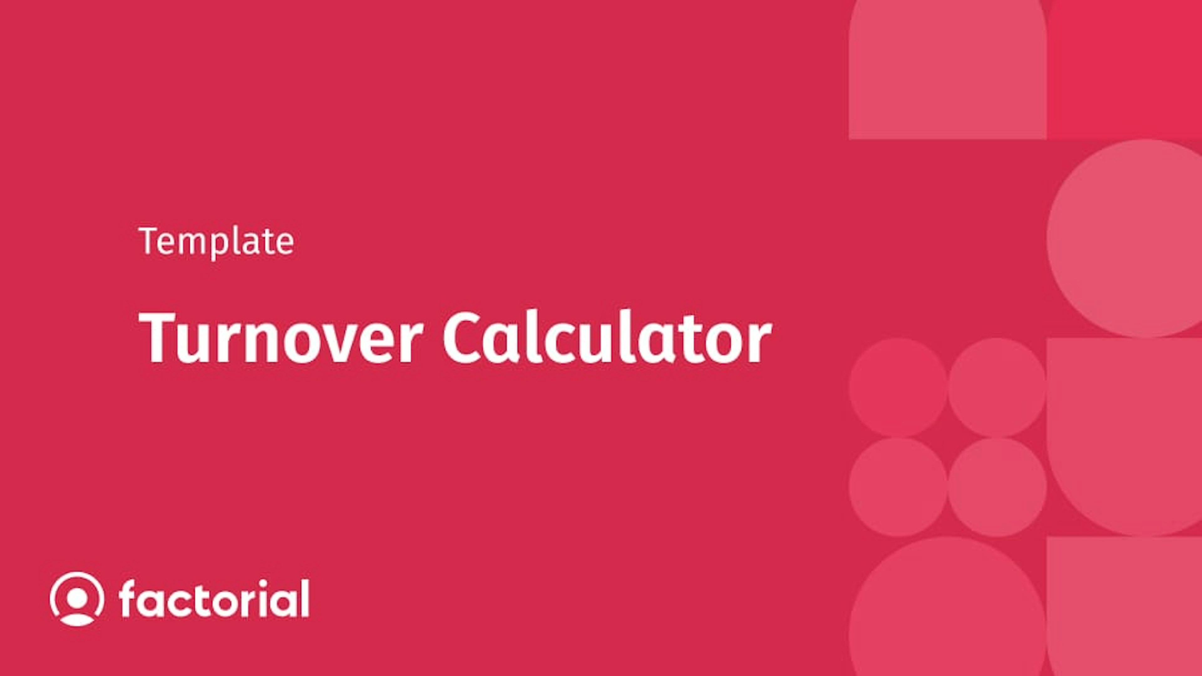 Turnover Calculator