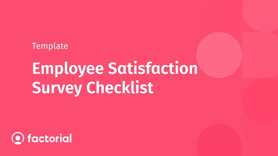 Employee Satisfaction Survey Checklist