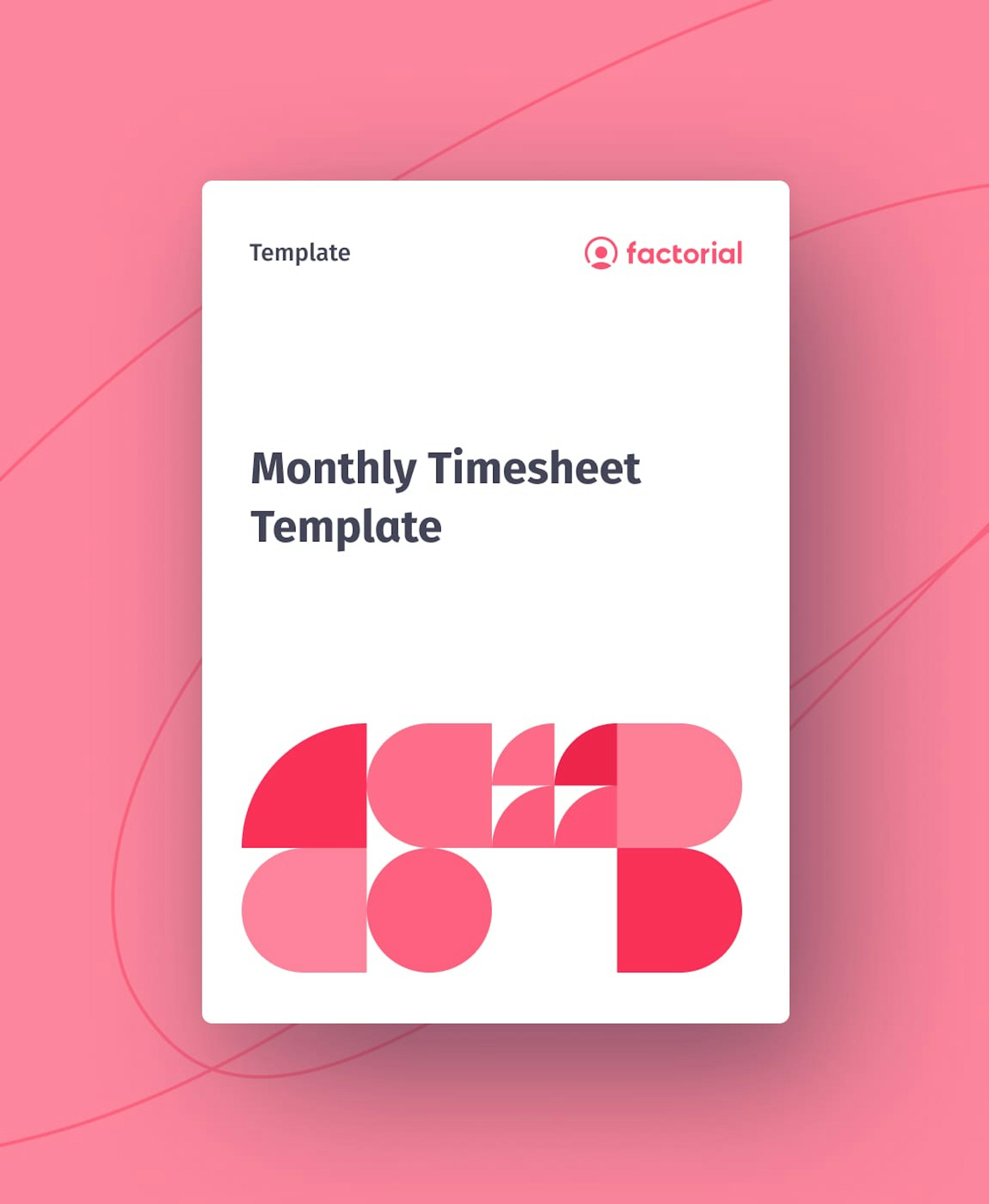 Monthly Timesheet Template