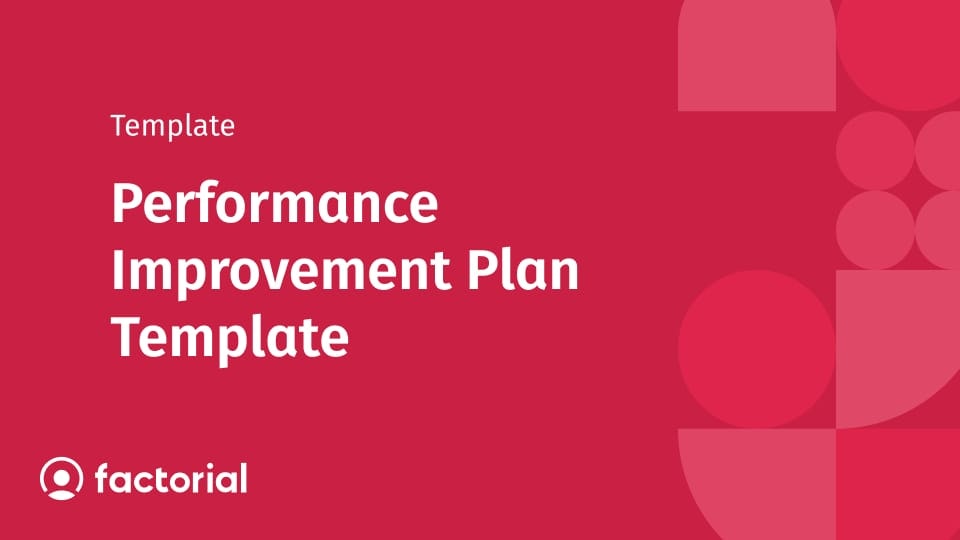 Performance Improvement Plan Template