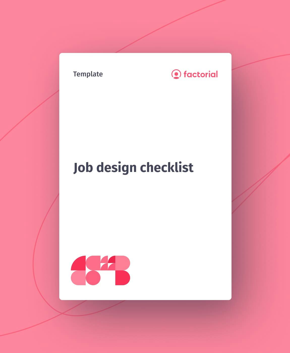 Job design checklist Job design checklist