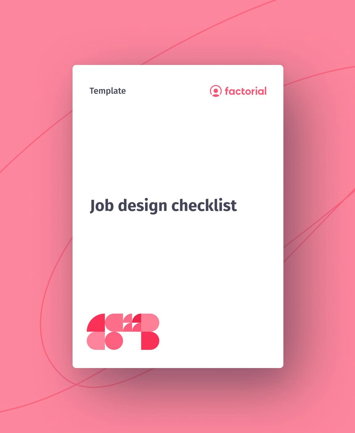 Job design checklist Job design checklist