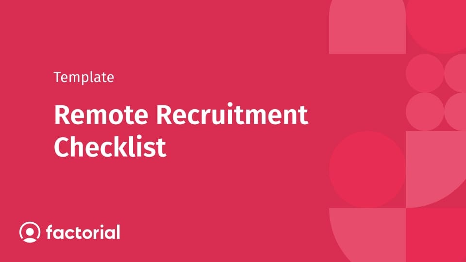 Remote Recruitment Checklist Remote Recruitment Checklist