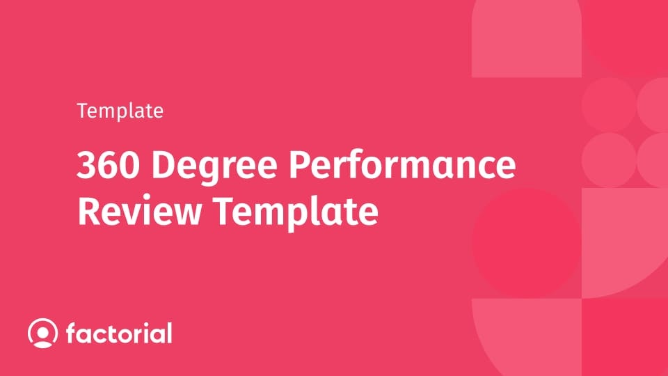 360 Degree Performance Review Template