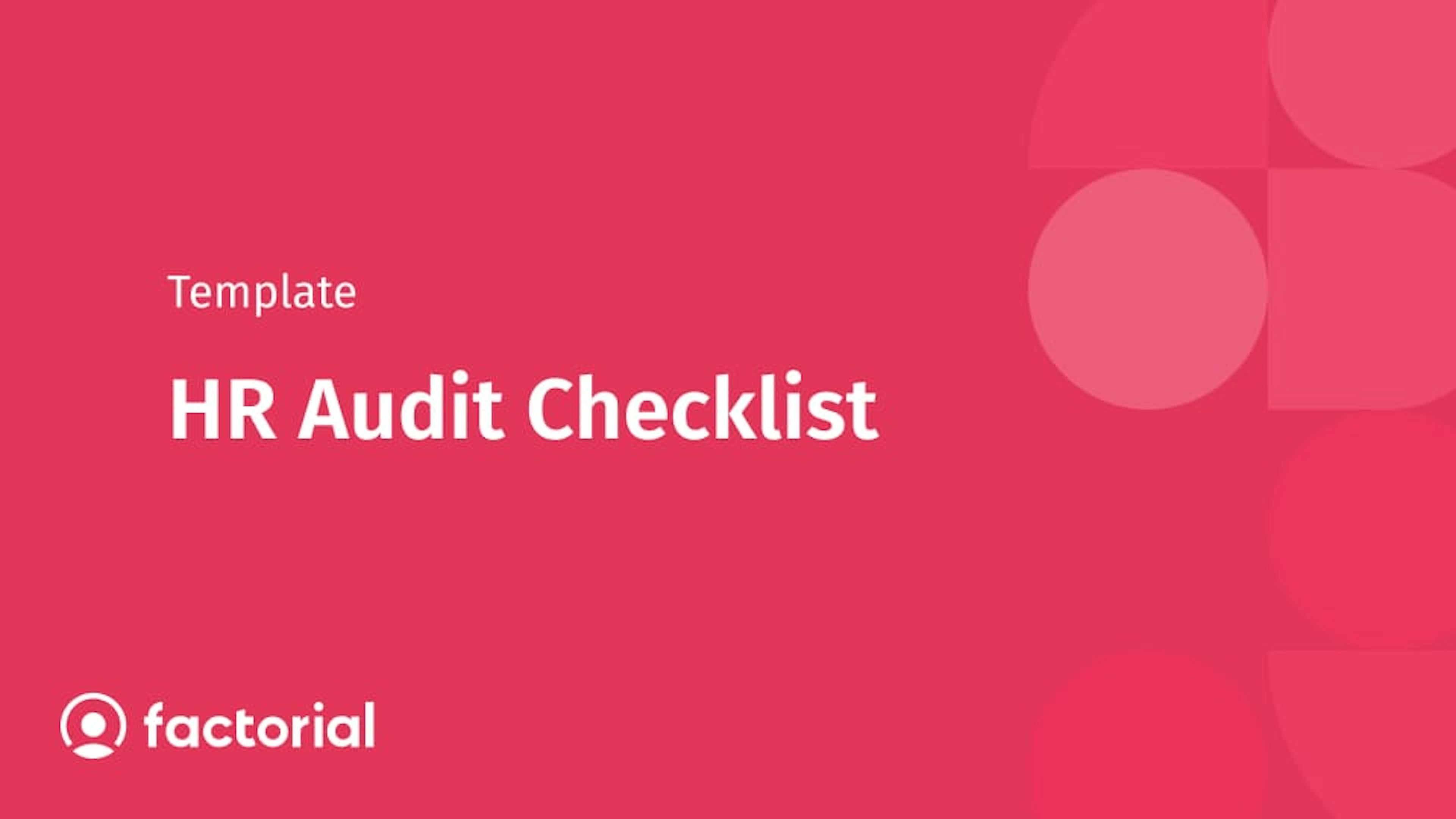 HR Audit Checklist