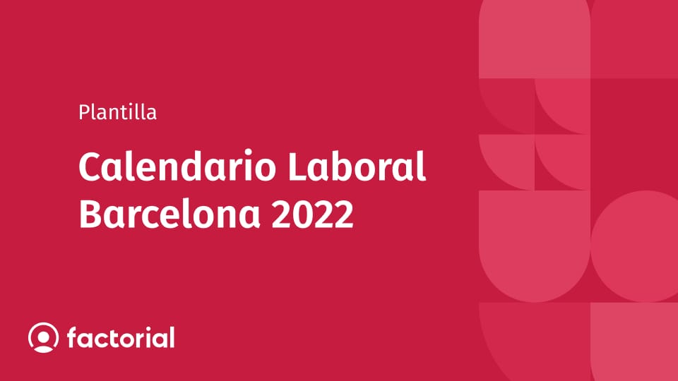 Calendario Laboral Barcelona 2022