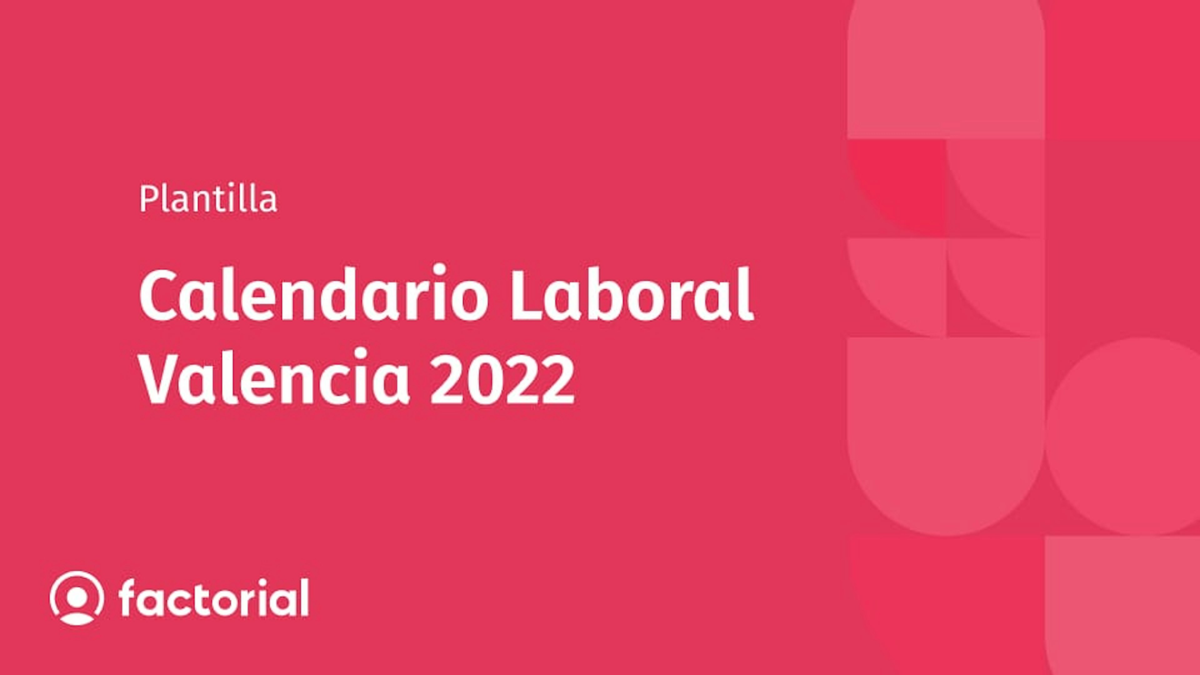 Calendario Laboral Valencia 2022