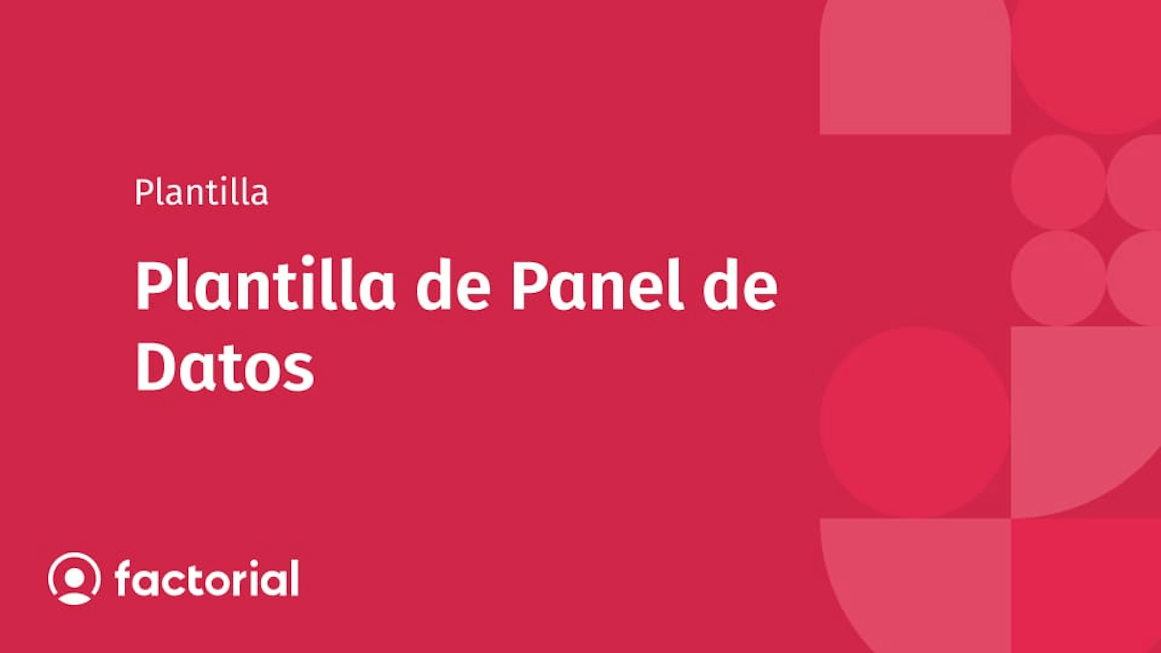 Plantilla de Panel de Datos