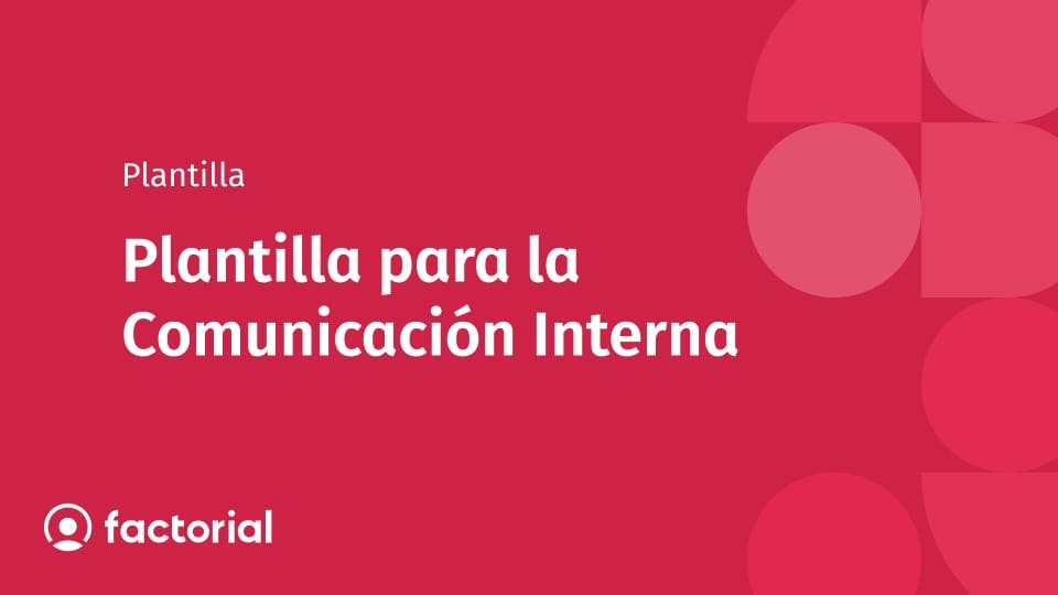 Plantilla para la Comunicación Interna